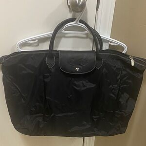 Pre❤️Roots Black x Tim Hortons Nylon Zippered Tote Bag